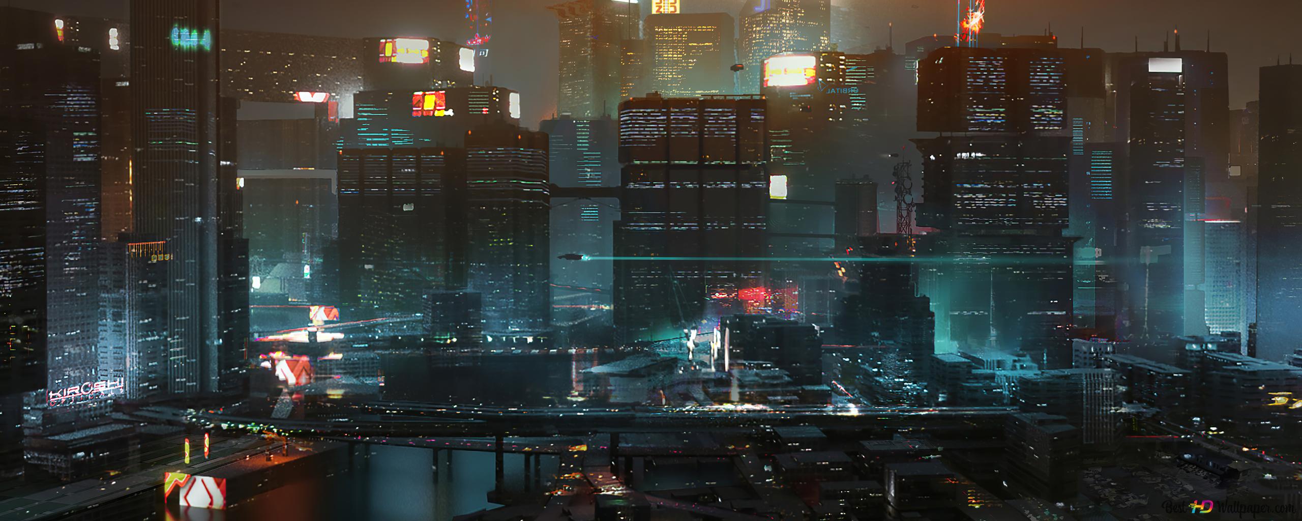 Sci Fi Cyberpunk City
 Wallpapers