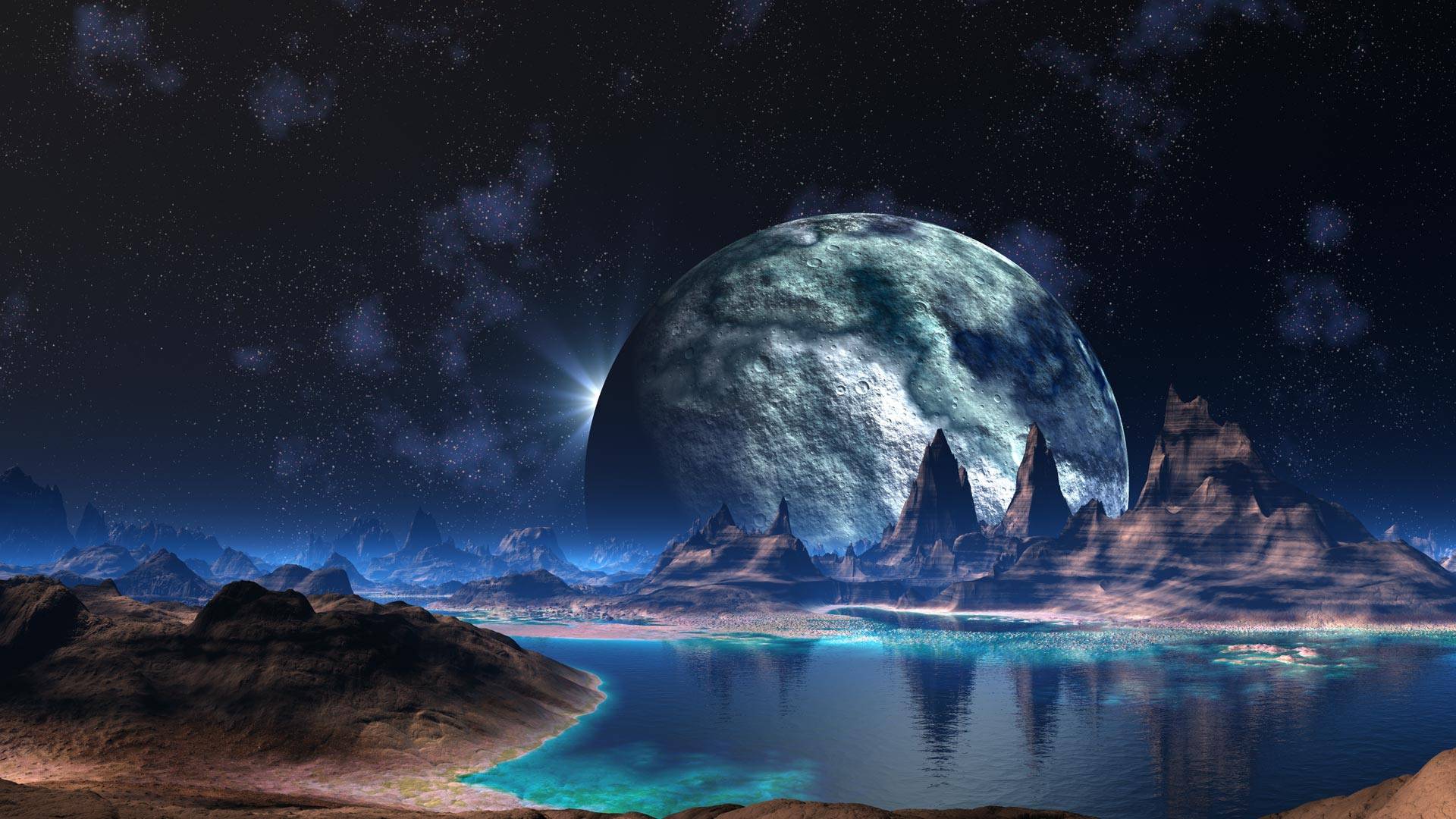 Sci Fi Landscape City Hd Planet Wallpapers