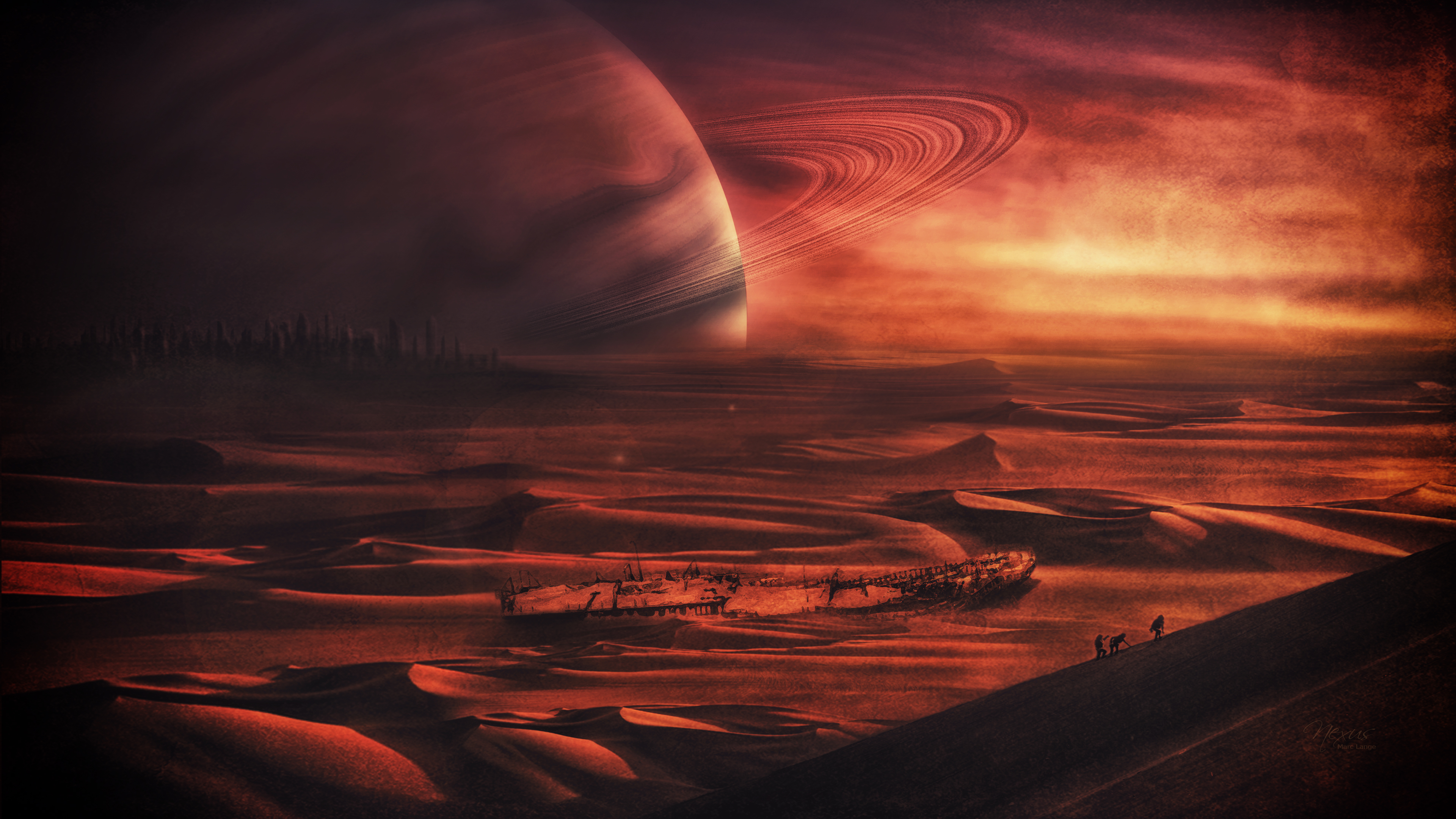 Sci Fi Landscape City Hd Planet Wallpapers