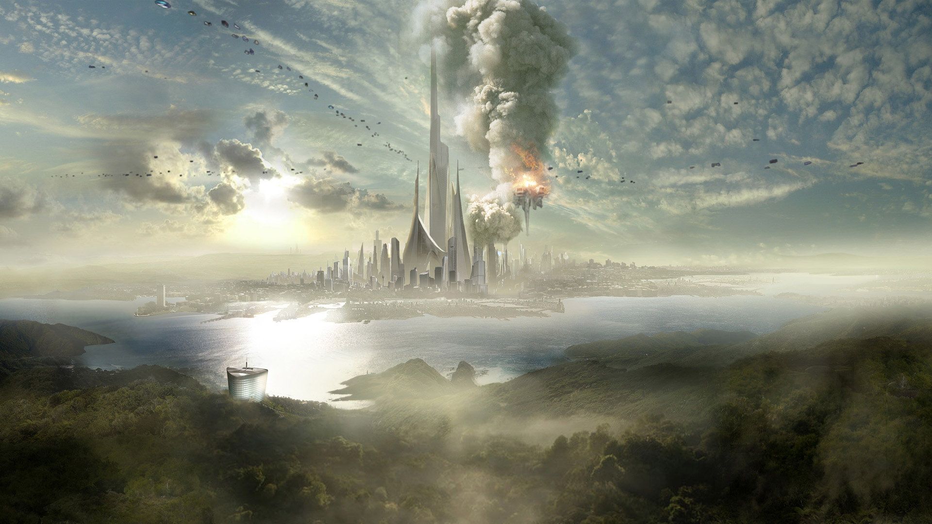 Sci Fi Landscape City Hd Planet Wallpapers