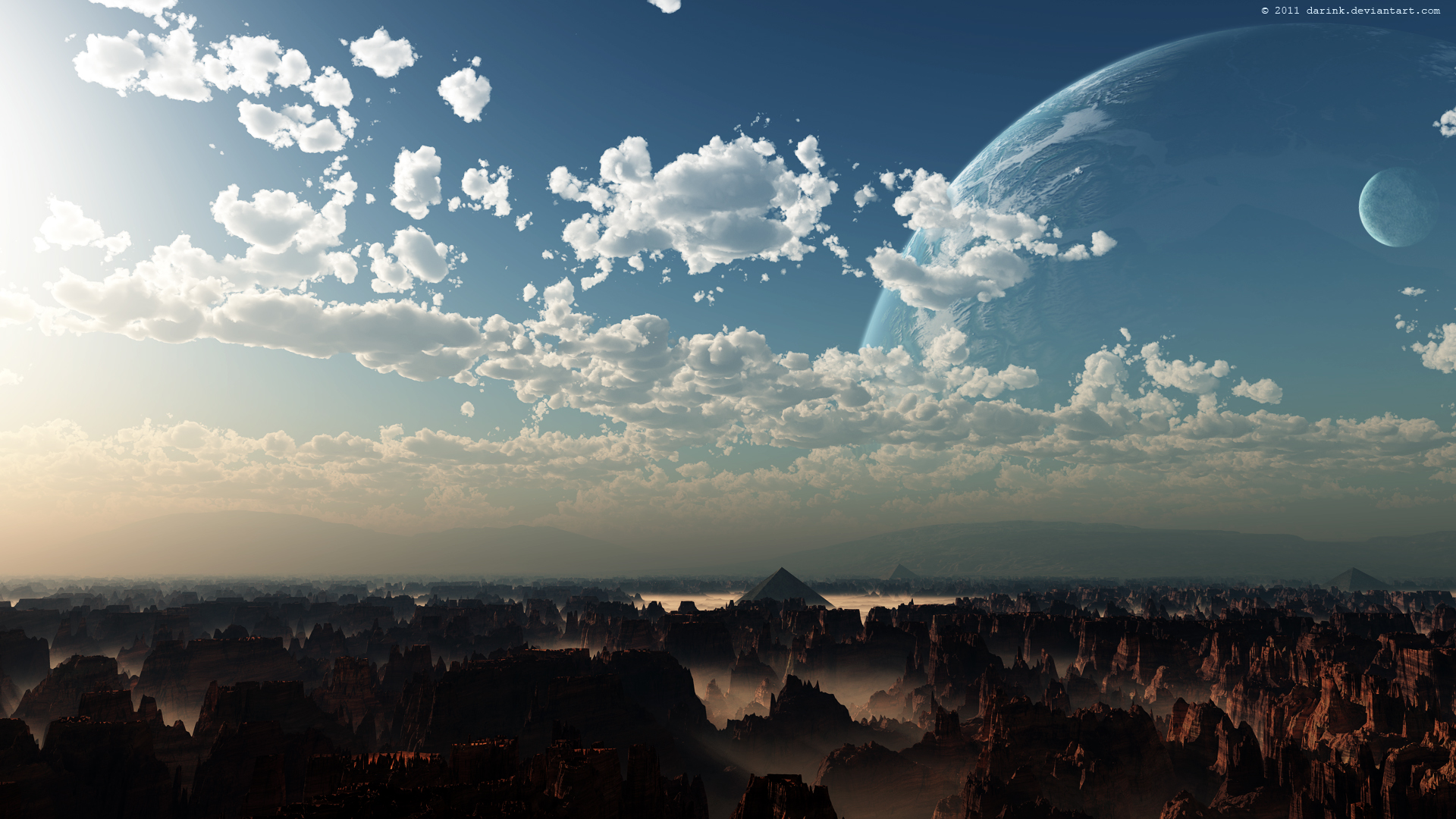 Sci Fi Landscape City Hd Planet Wallpapers