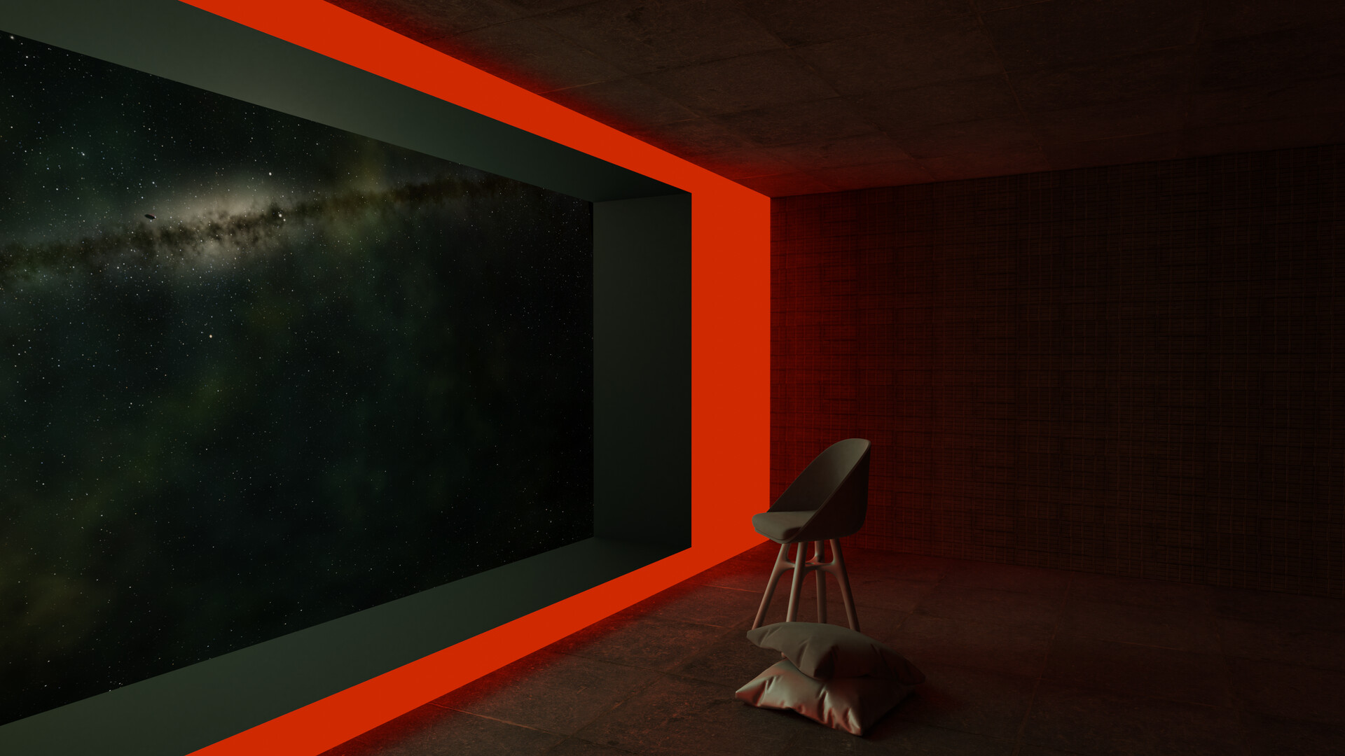 Sci Fi Minimal Space Art Wallpapers