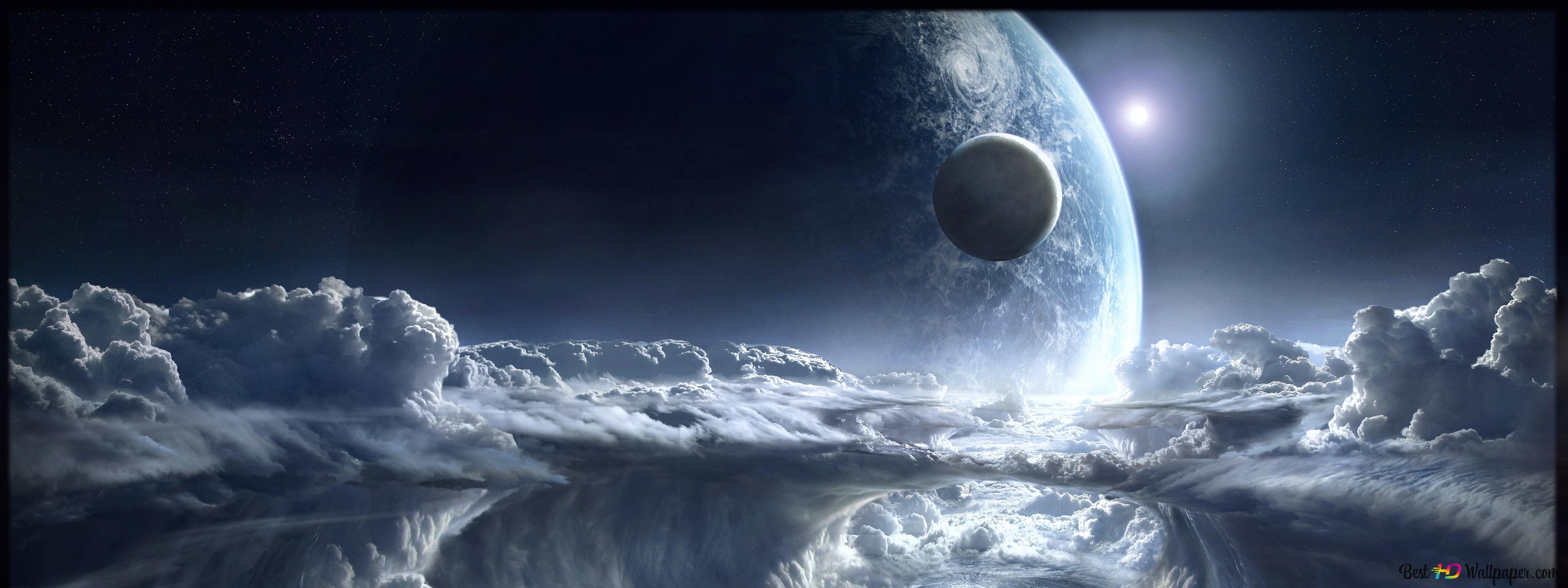 Sci Fi Moon 8K Ultra Hd Wallpapers