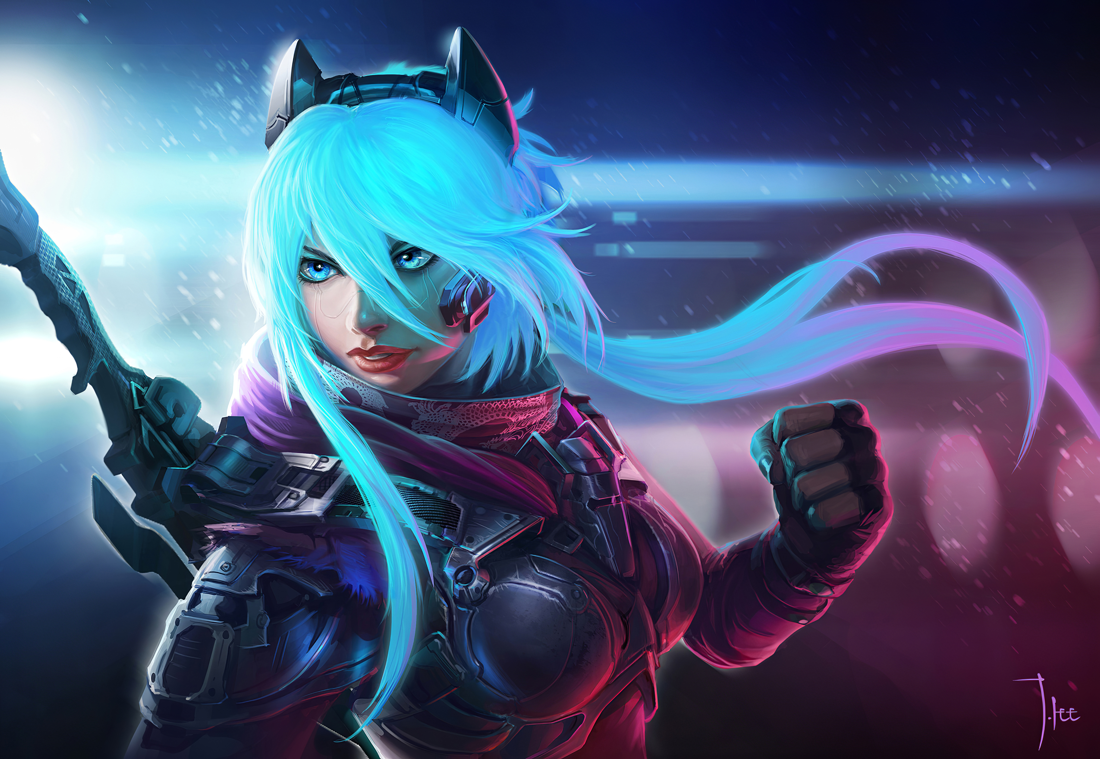 Sci Fi Women 4K Warrior
 Wallpapers