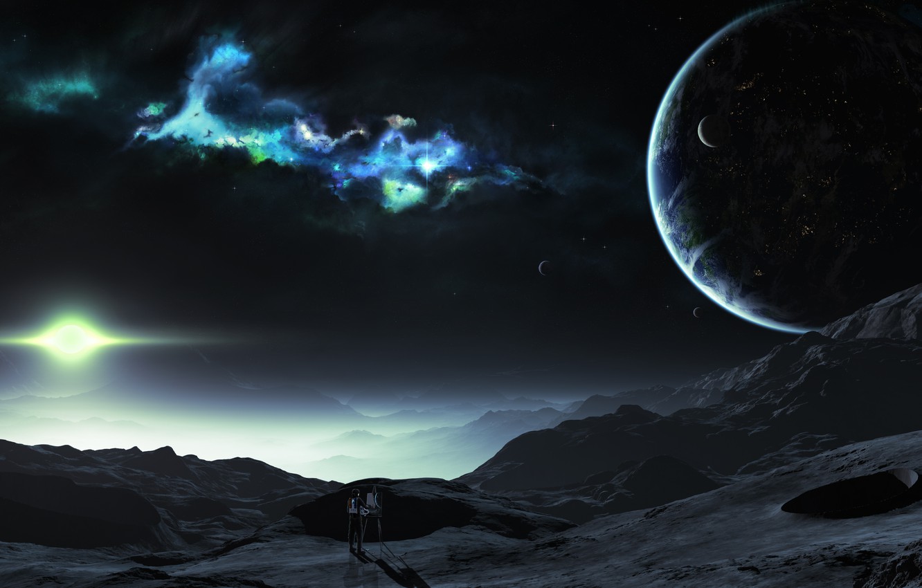 Scifi Landscape Painting
 Wallpapers