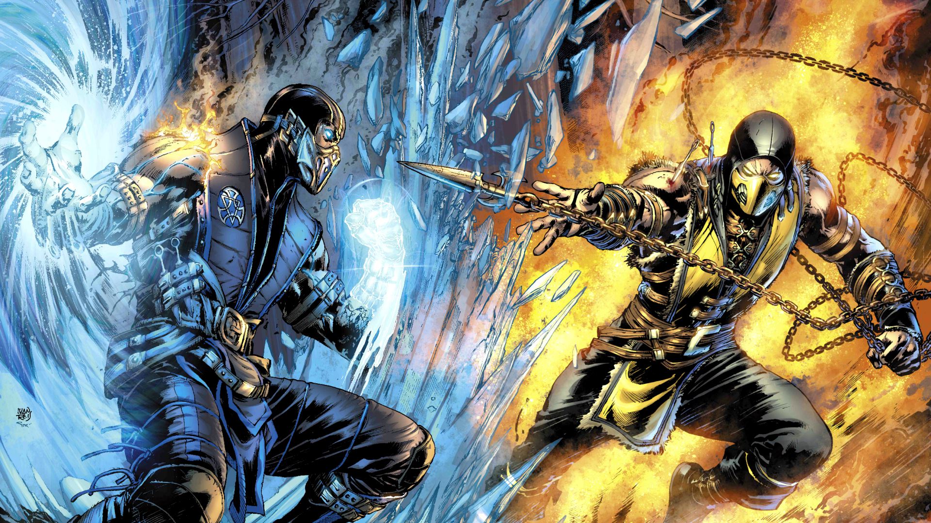 Scorpion Sub Zero Mortal Kombat 2020work Wallpapers