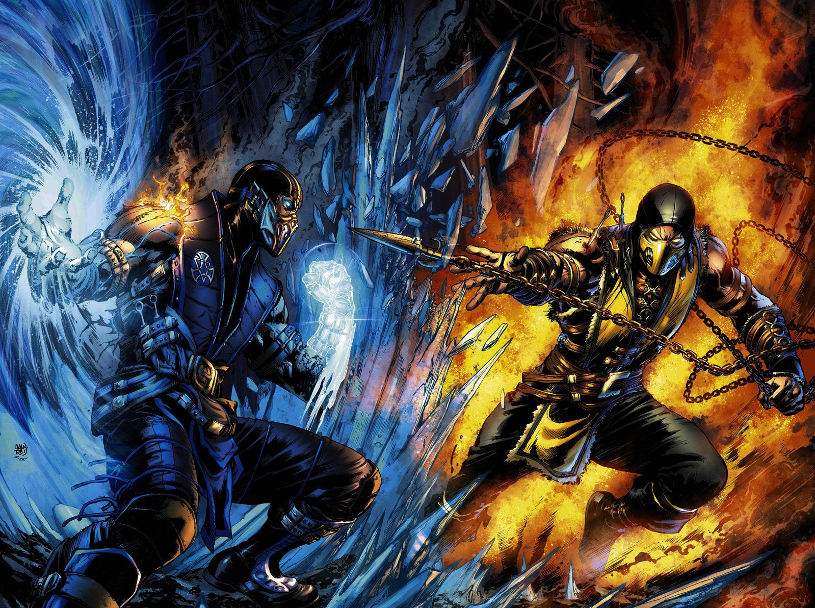 Scorpion Sub Zero Mortal Kombat 2020work Wallpapers