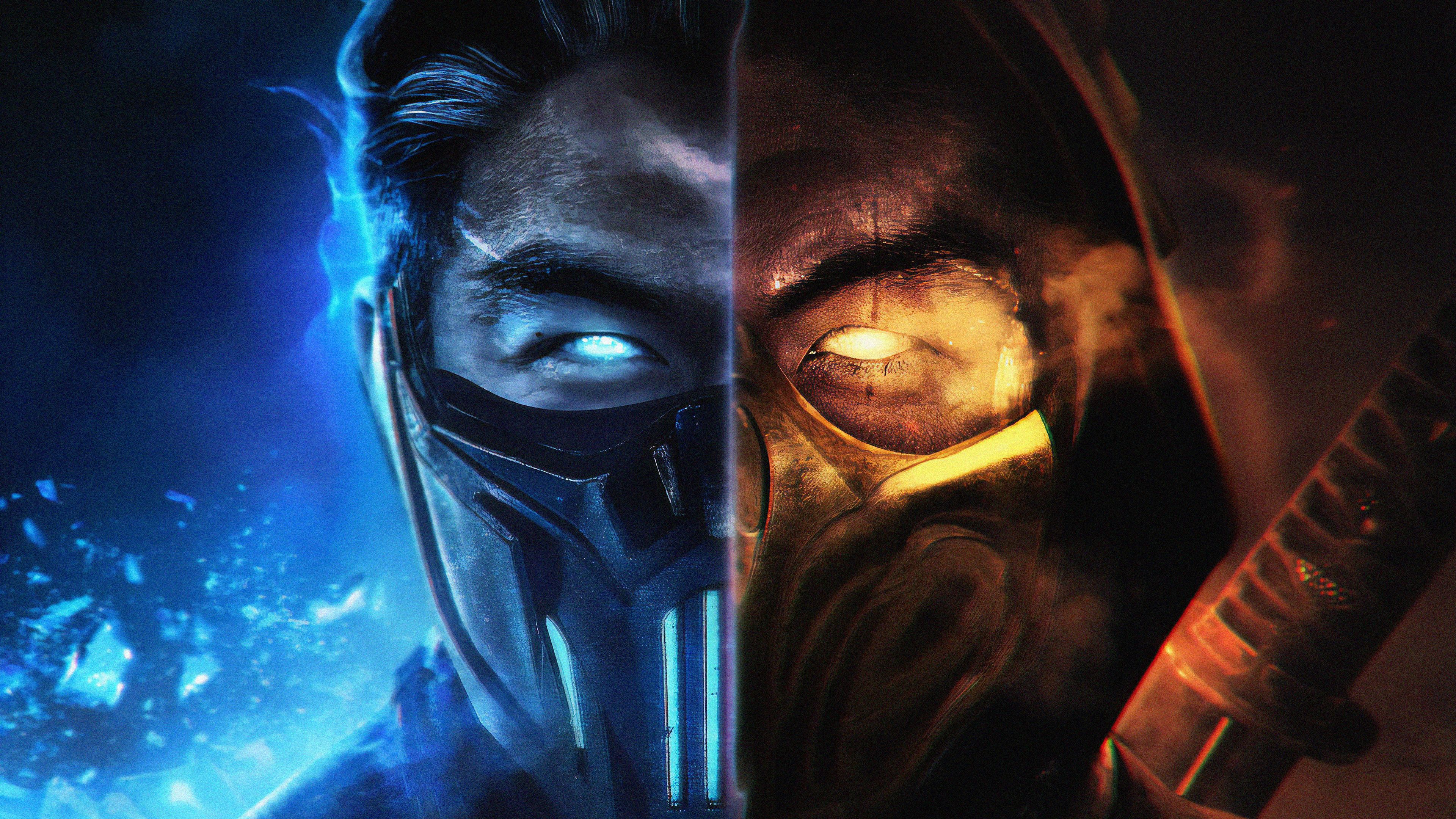 Scorpion X Sub-Zero Mortal Kombat 4K Wallpapers