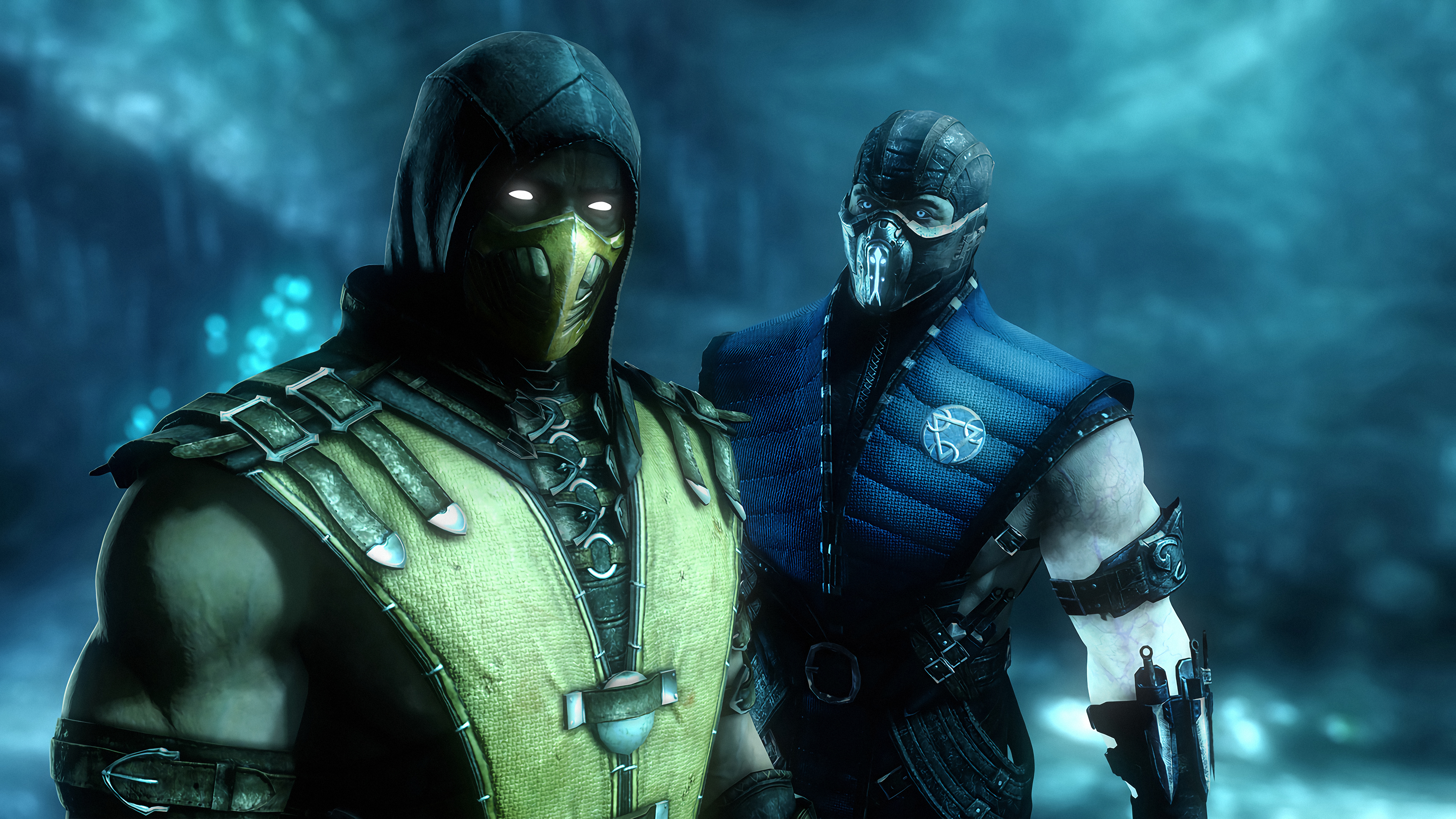 Scorpion X Sub-Zero Mortal Kombat 4K Wallpapers