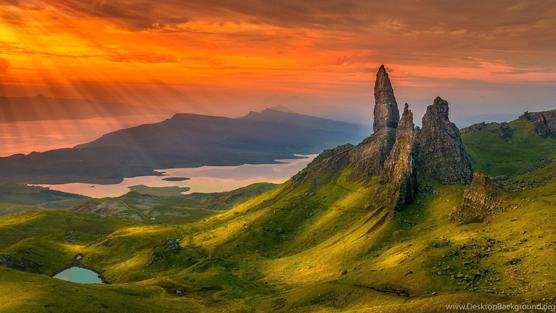 Scotland Beautiful Mountains Lake Wallpapers