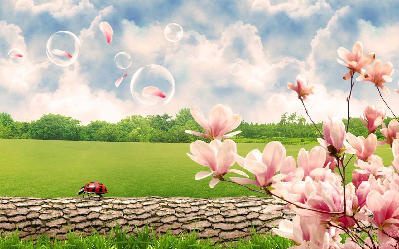 Screensavers Spring Scenes Wallpapers