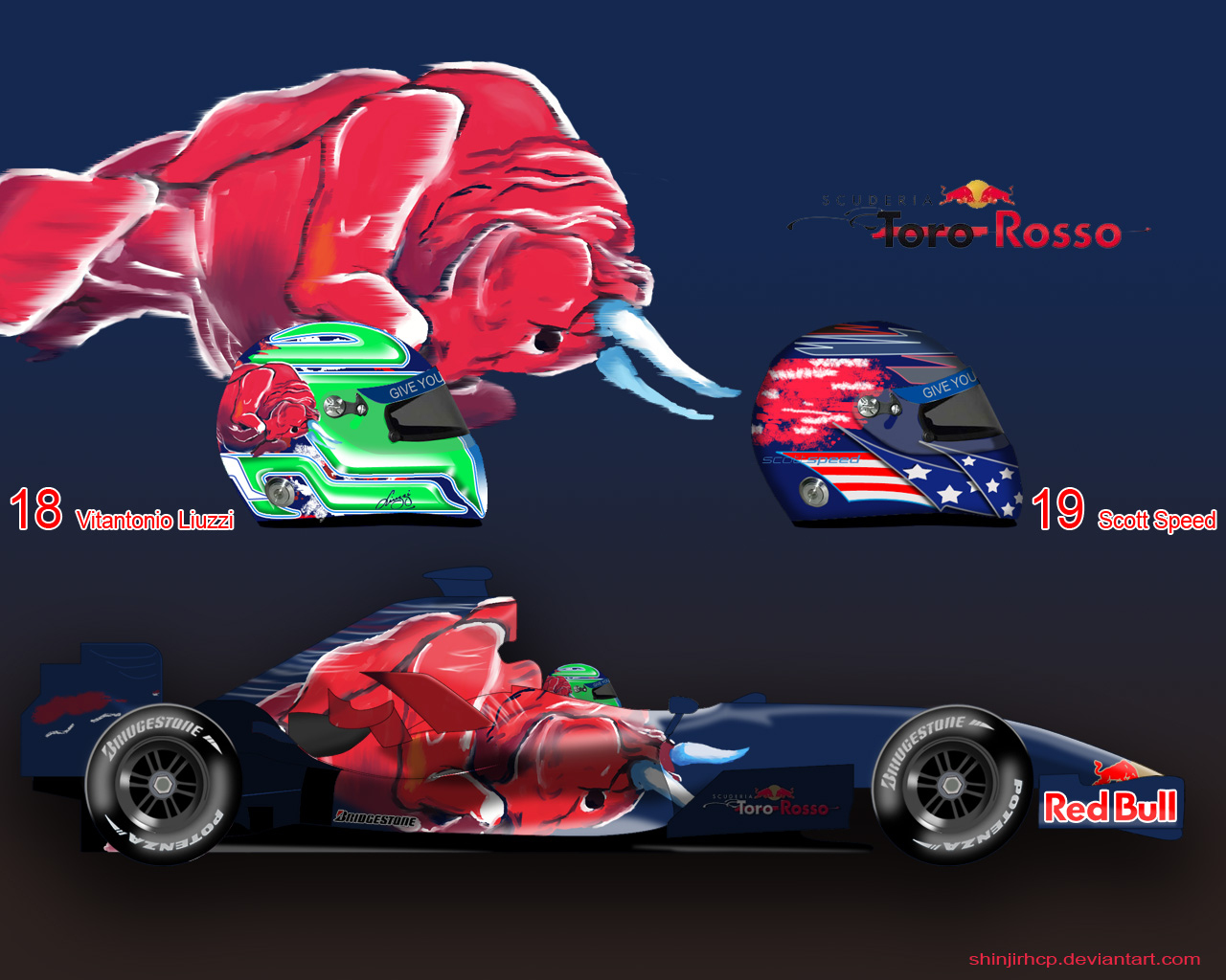 Scuderia Torro Rosso Str2 Wallpapers