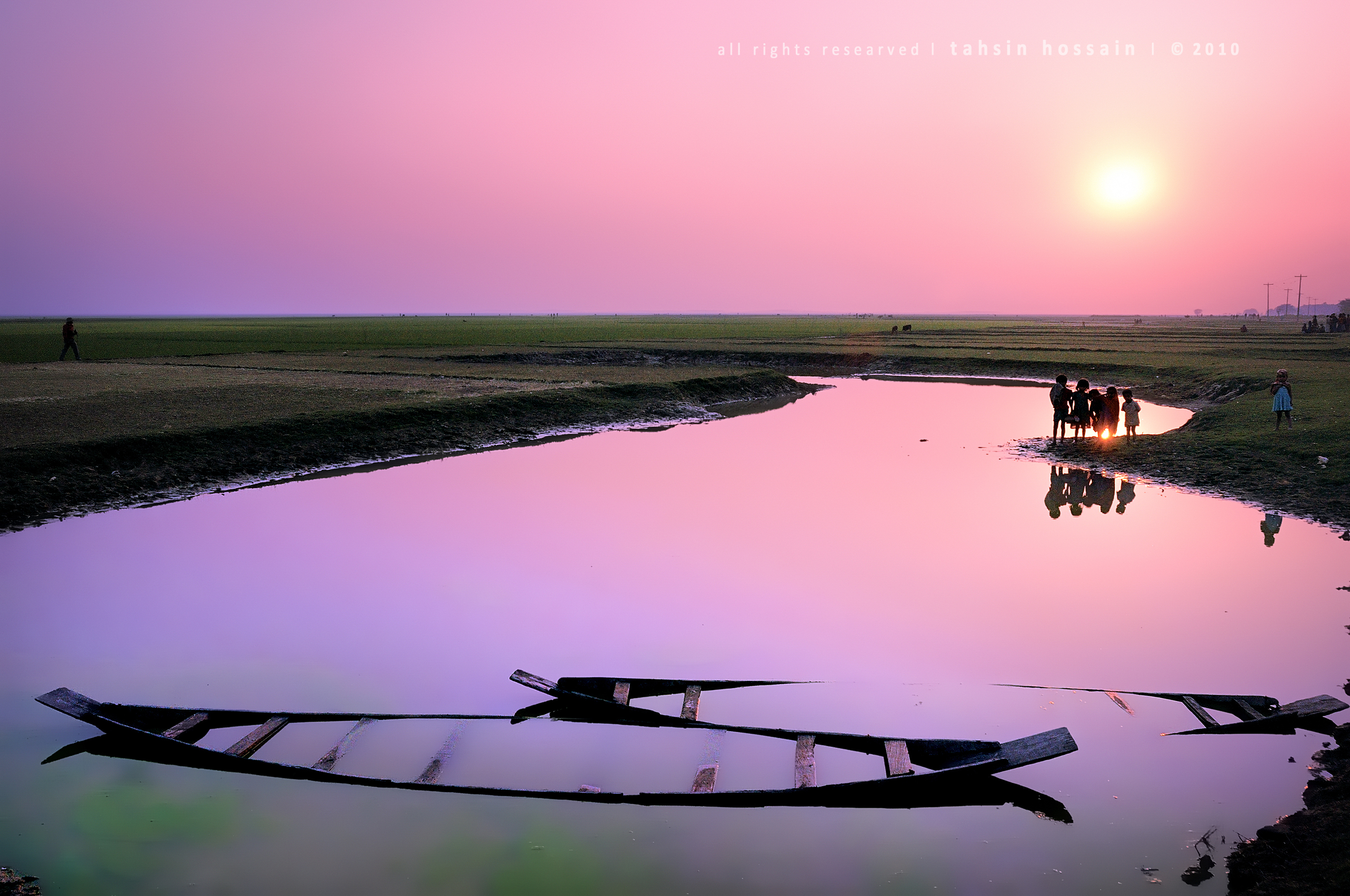 Sea Colorful Boat And Sunlight Wallpapers