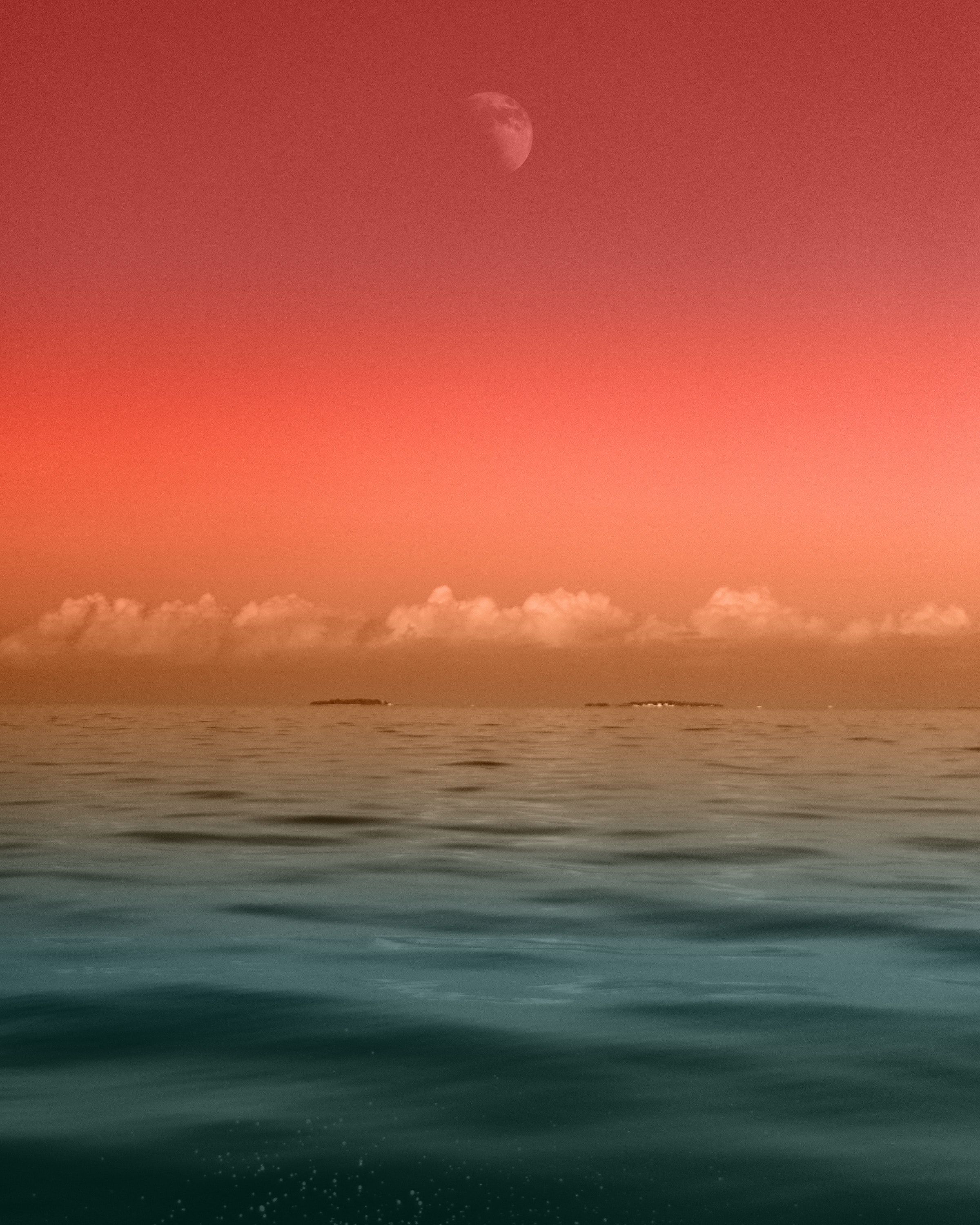 Sea Gradient Shore Wallpapers