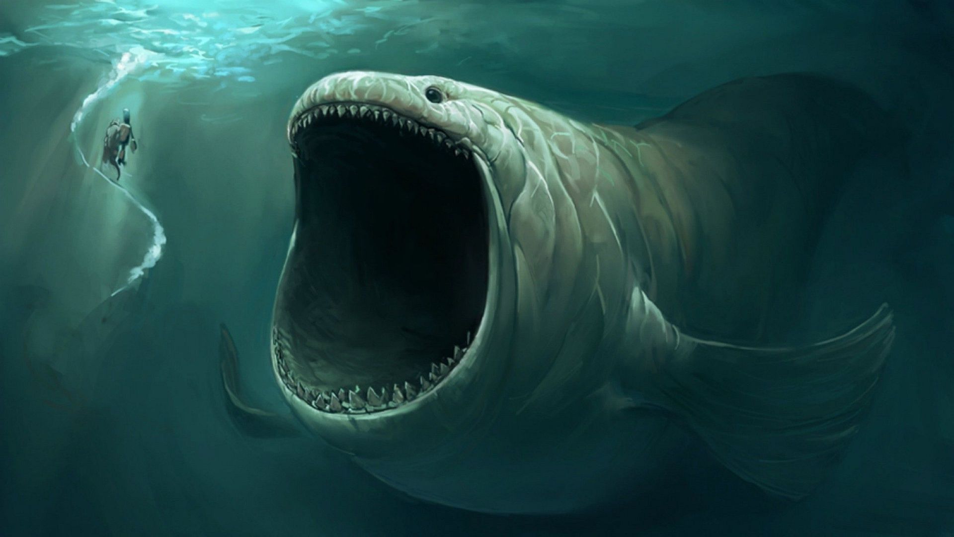 Sea Monster Underwater Creature Wallpapers