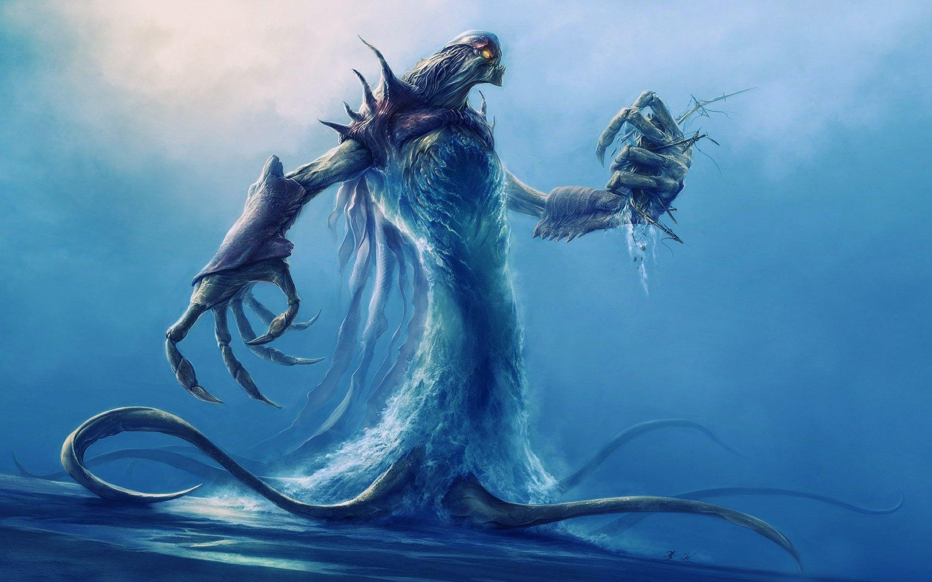 Sea Monster Underwater Creature Wallpapers