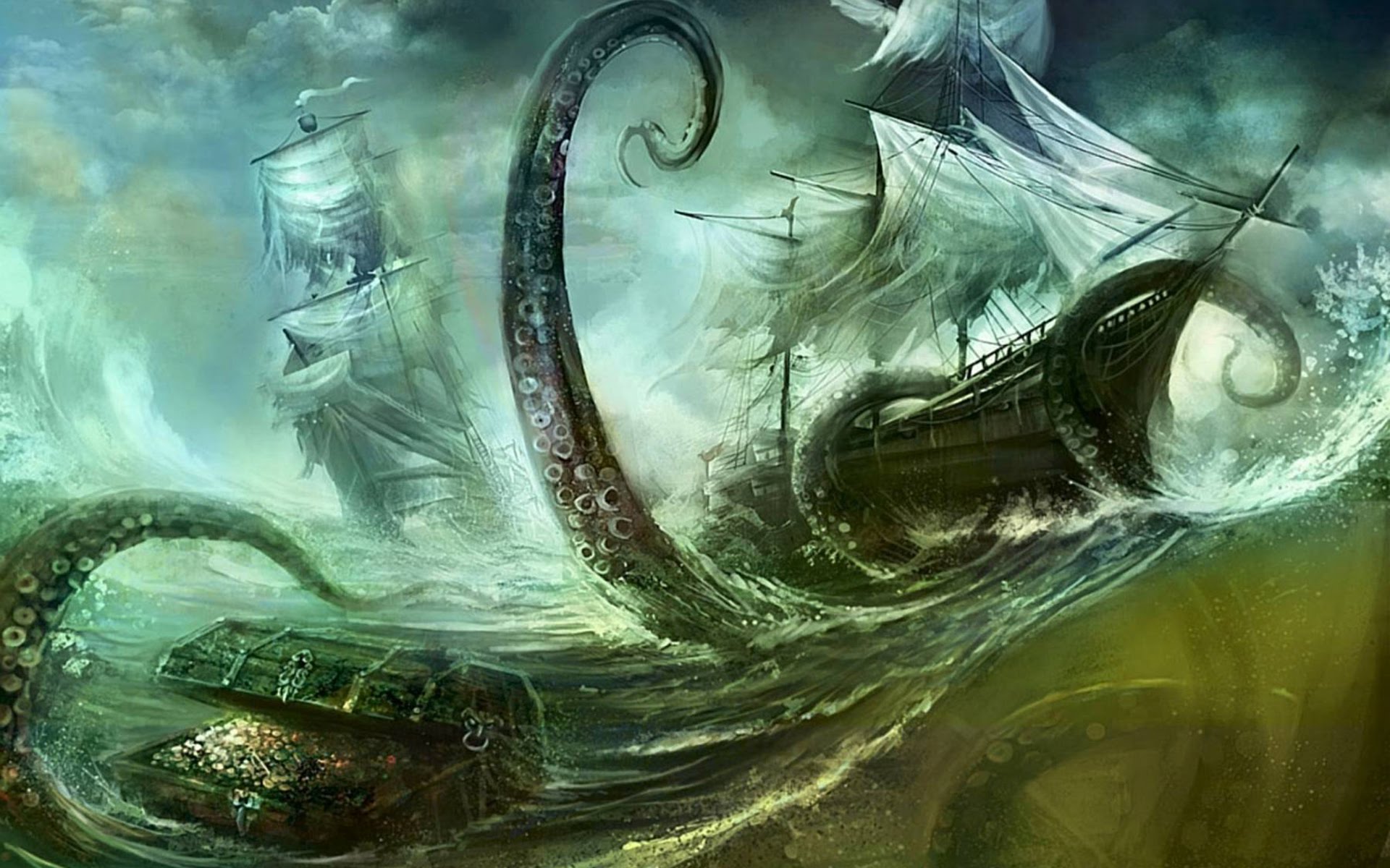 Sea Monster Underwater Creature Wallpapers