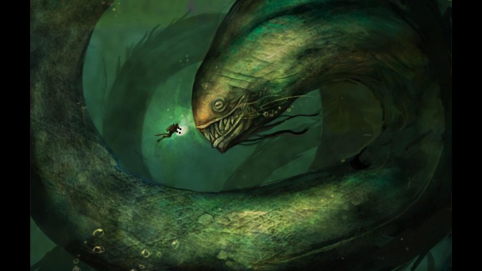 Sea Monster Underwater Creature Wallpapers