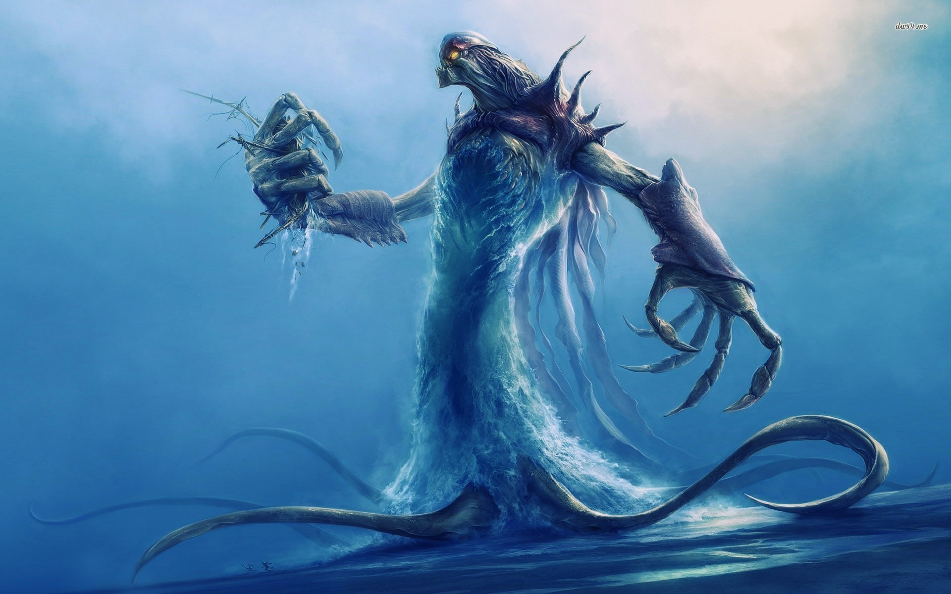 Sea Monster Underwater Creature Wallpapers