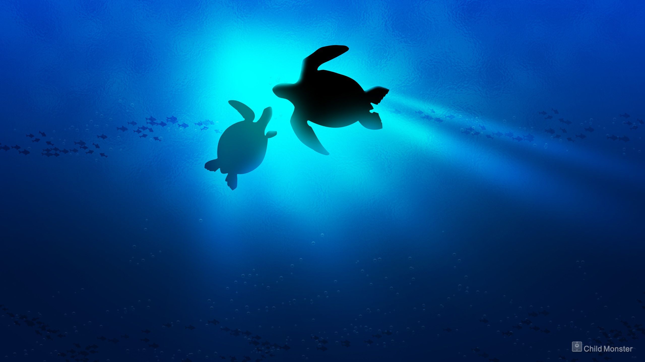 Sea Turtle Desktop Background