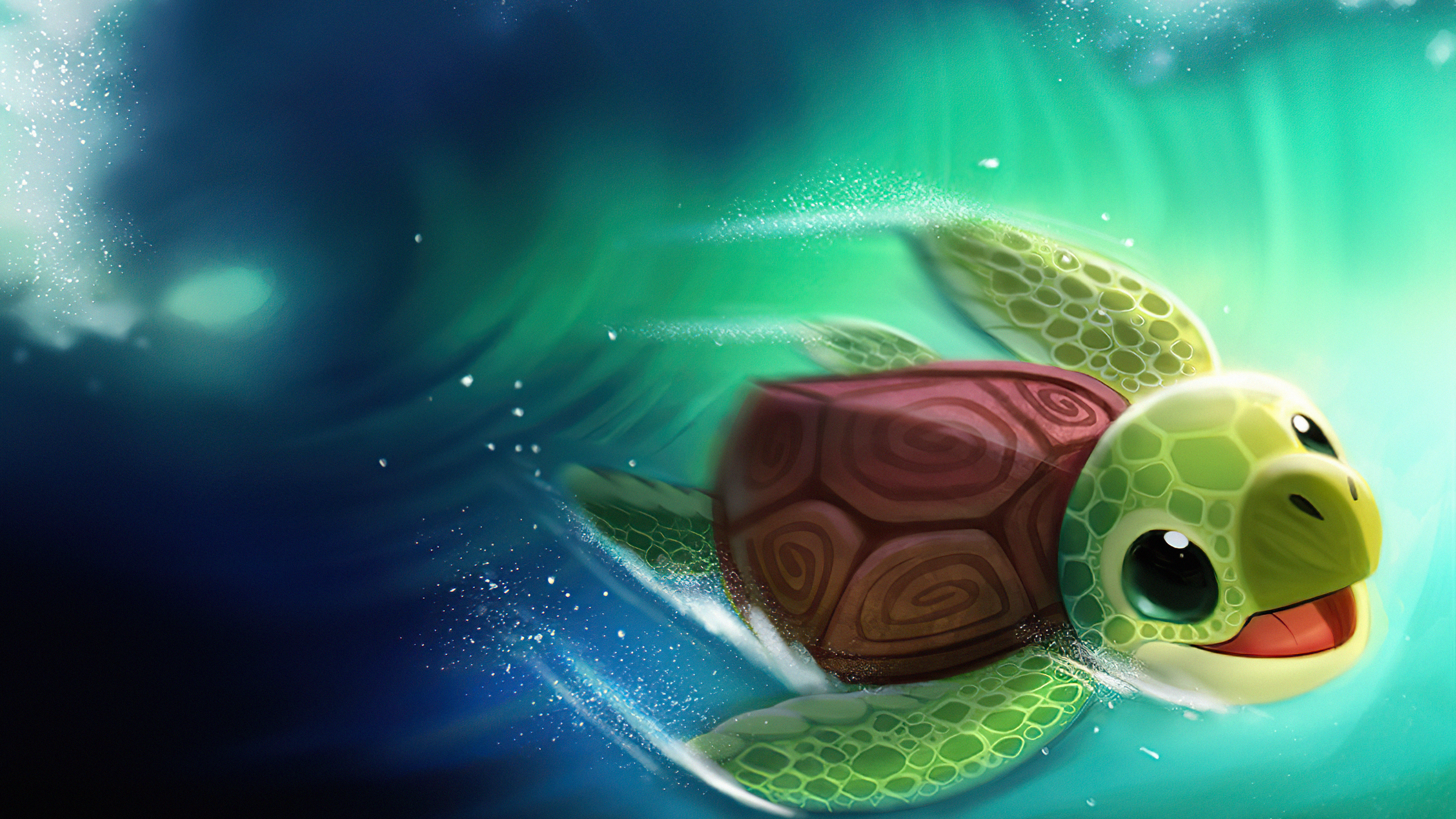 Sea Turtle Desktop Background