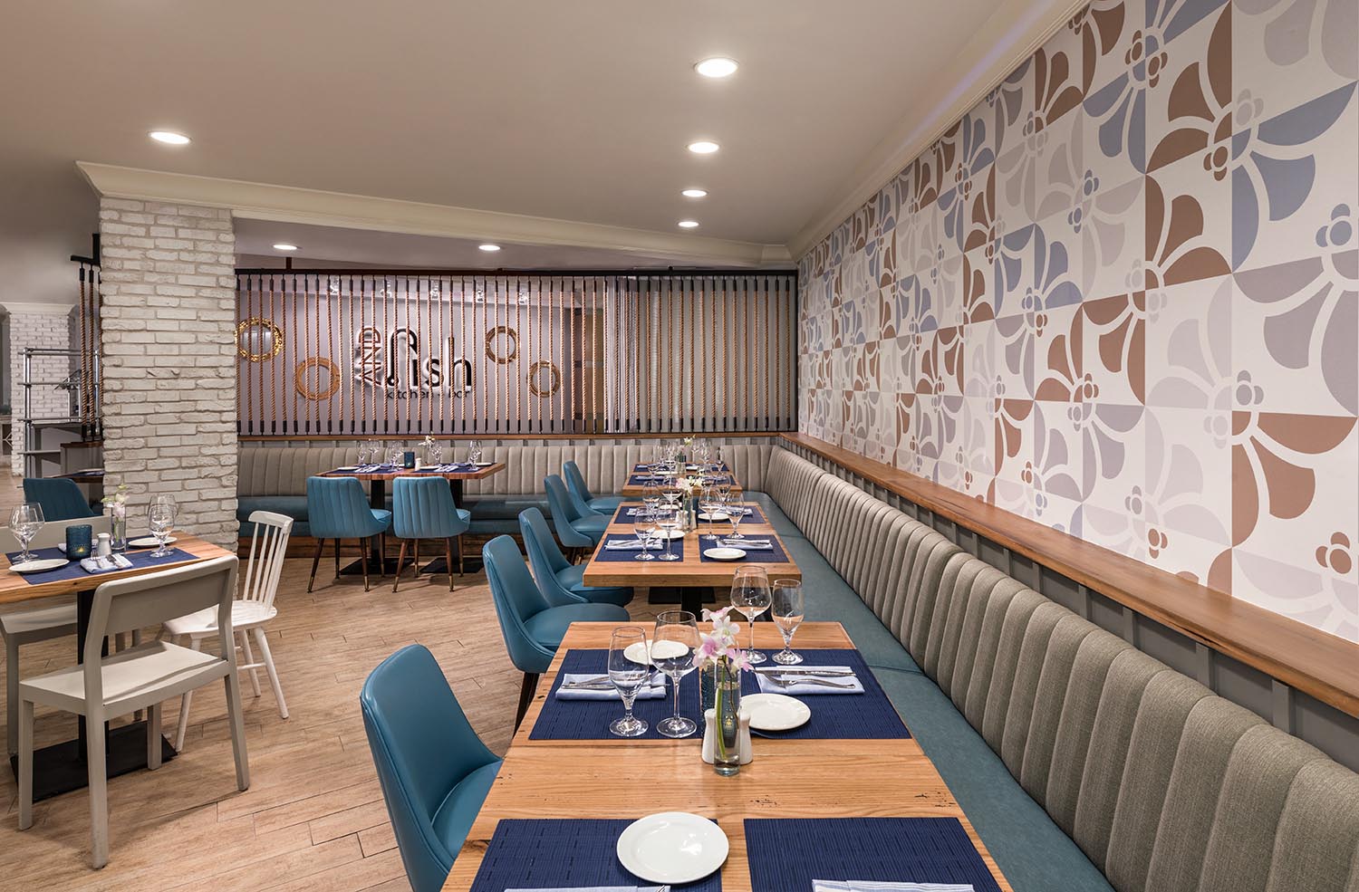 Seafood Restaurant Decoration Wallpapers