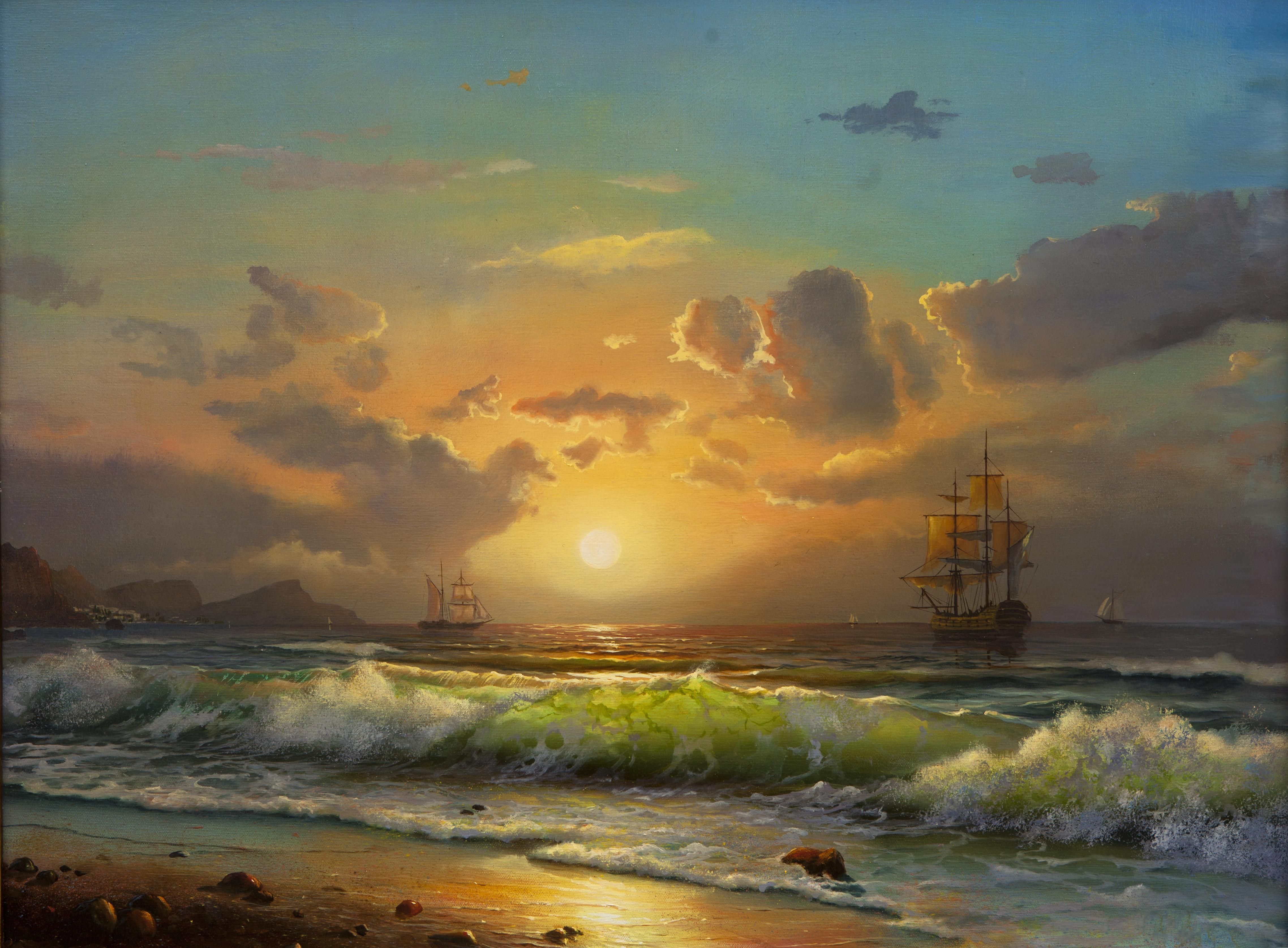 Seascape 2020 Digital Art Wallpapers