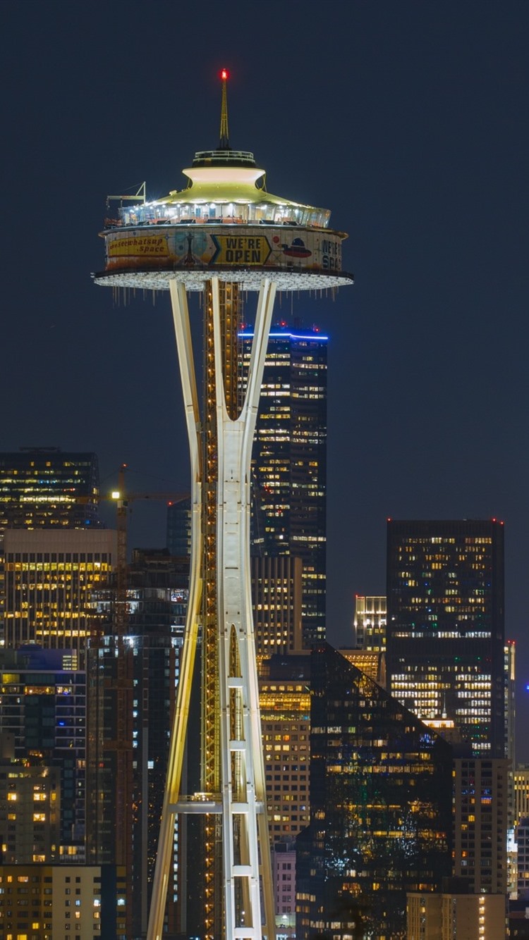 Seattle At Night Wallpapers