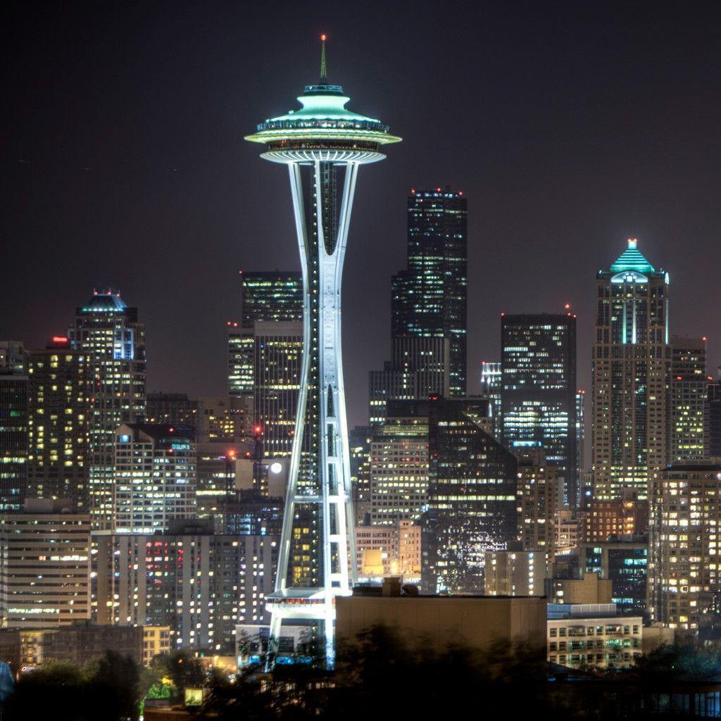 Seattle At Night Wallpapers