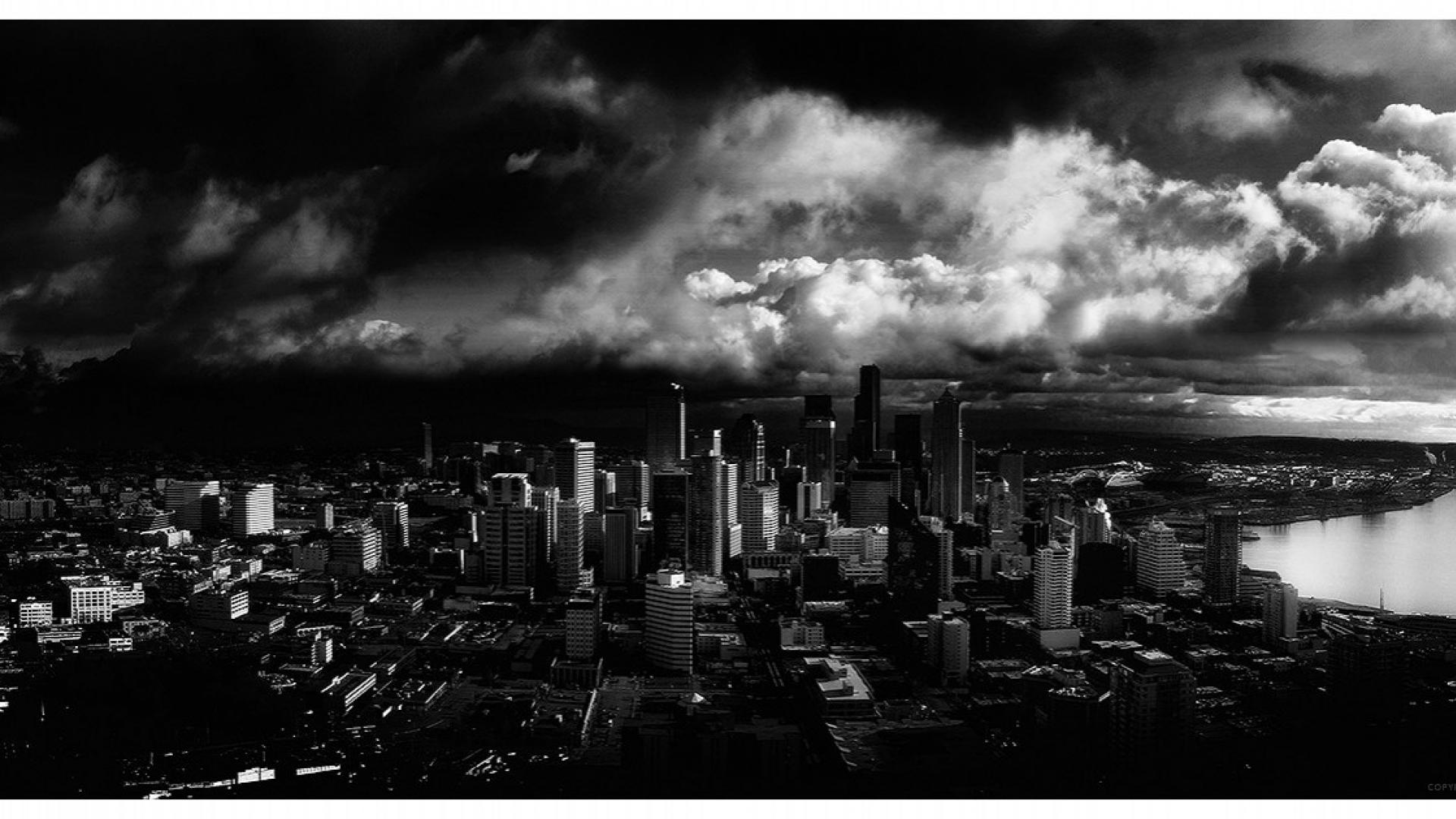 Seattle Black And White Wallpapers