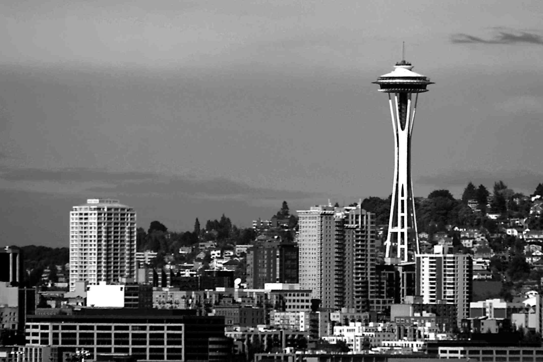 Seattle Black And White Wallpapers