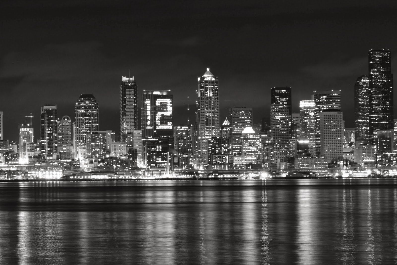 Seattle Black And White Wallpapers