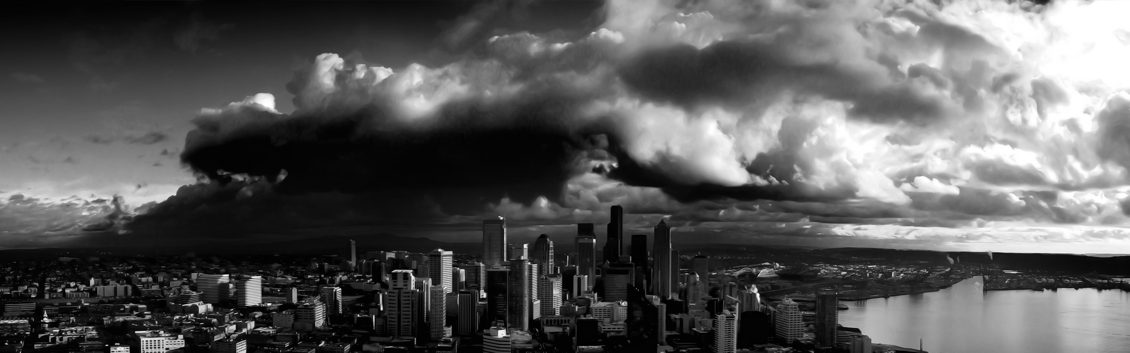 Seattle Black And White Wallpapers