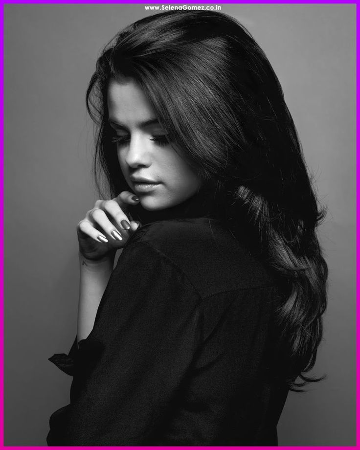 Selena Gomez Monochrome Wallpapers