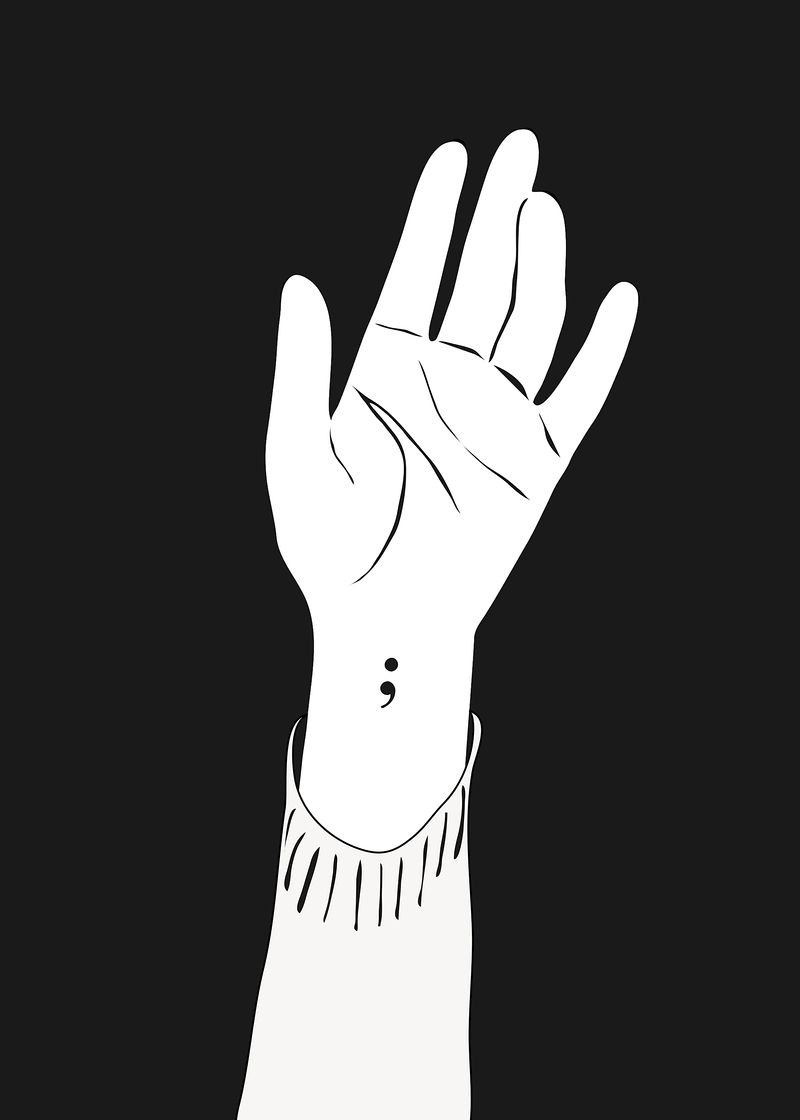 Semicolon Background