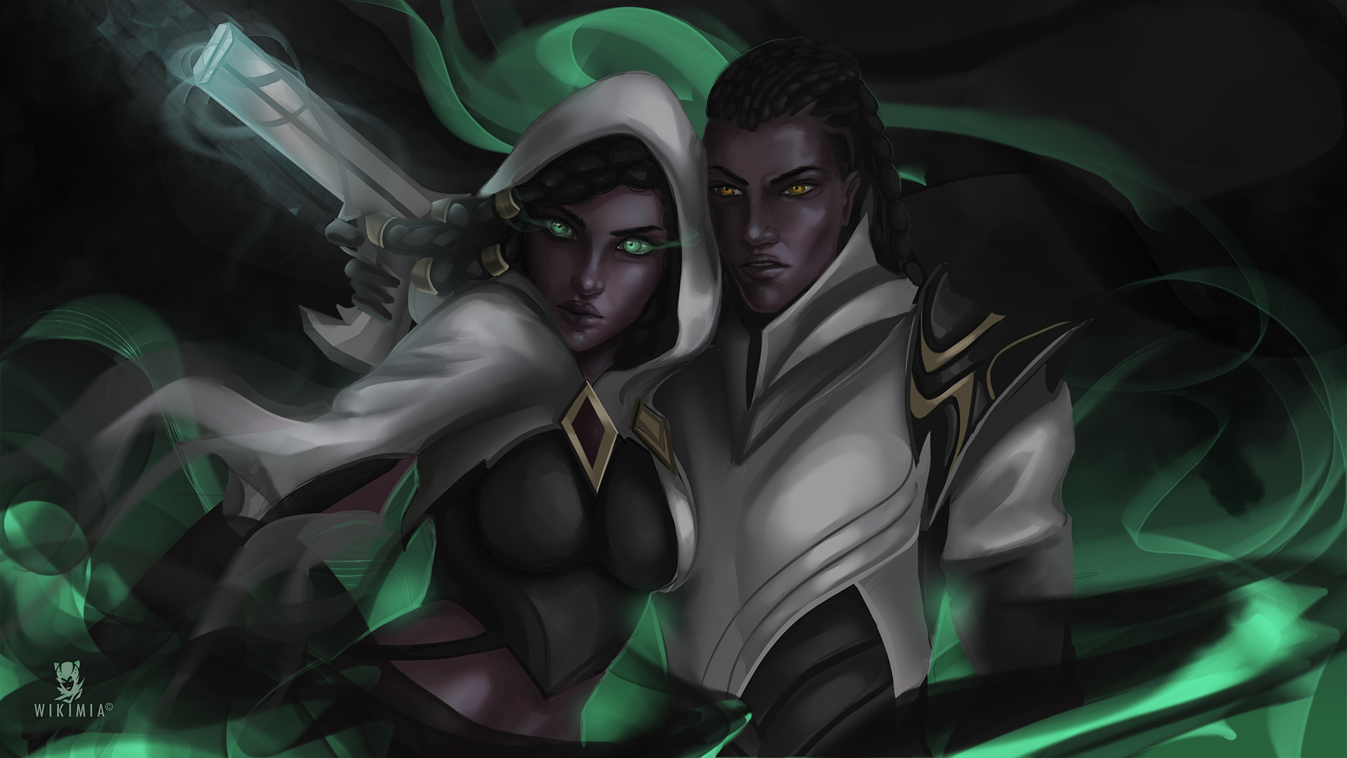 Senna and Lucian LoL Wallpapers