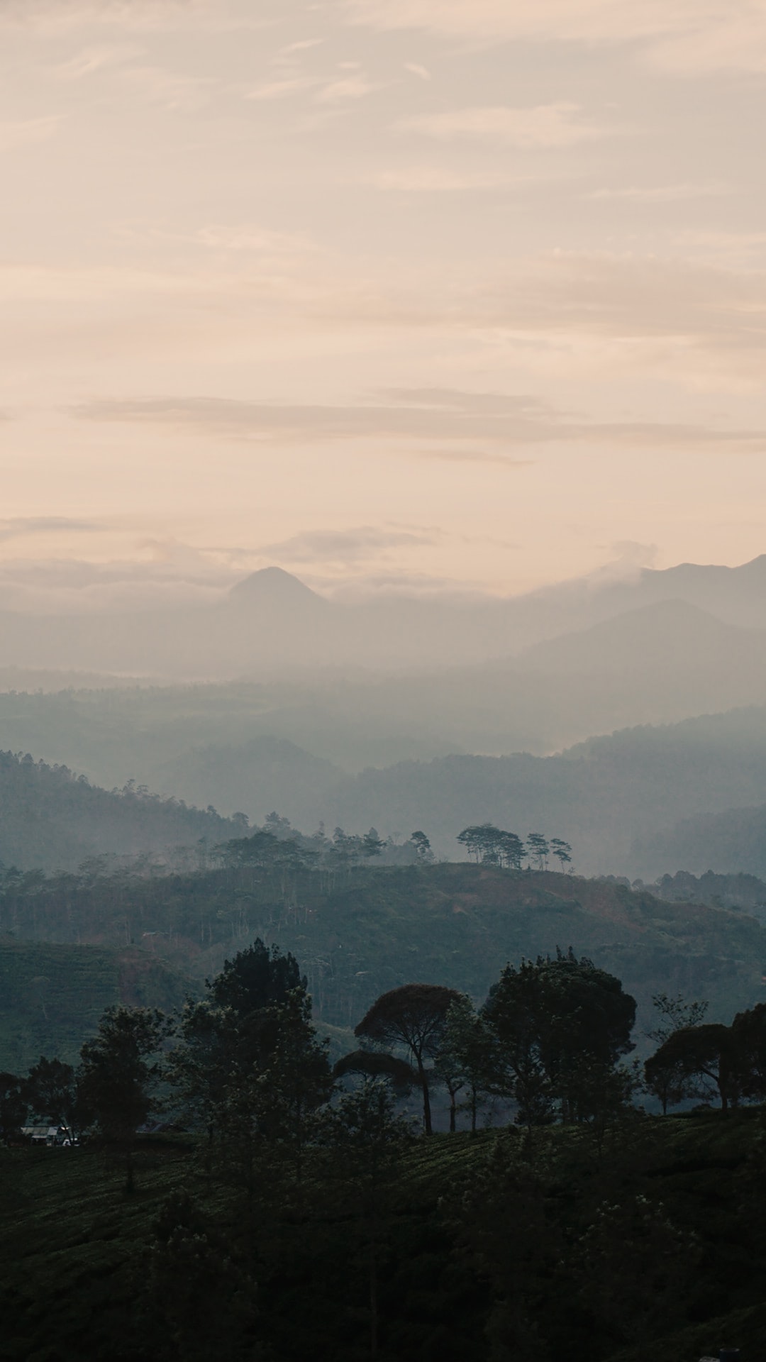 Setting Sun In The Hill Station Wallpapers