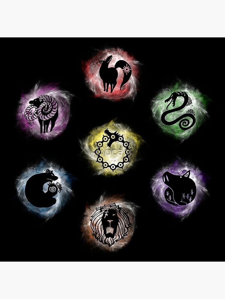 Seven Deadly Sins Symbols Wallpapers