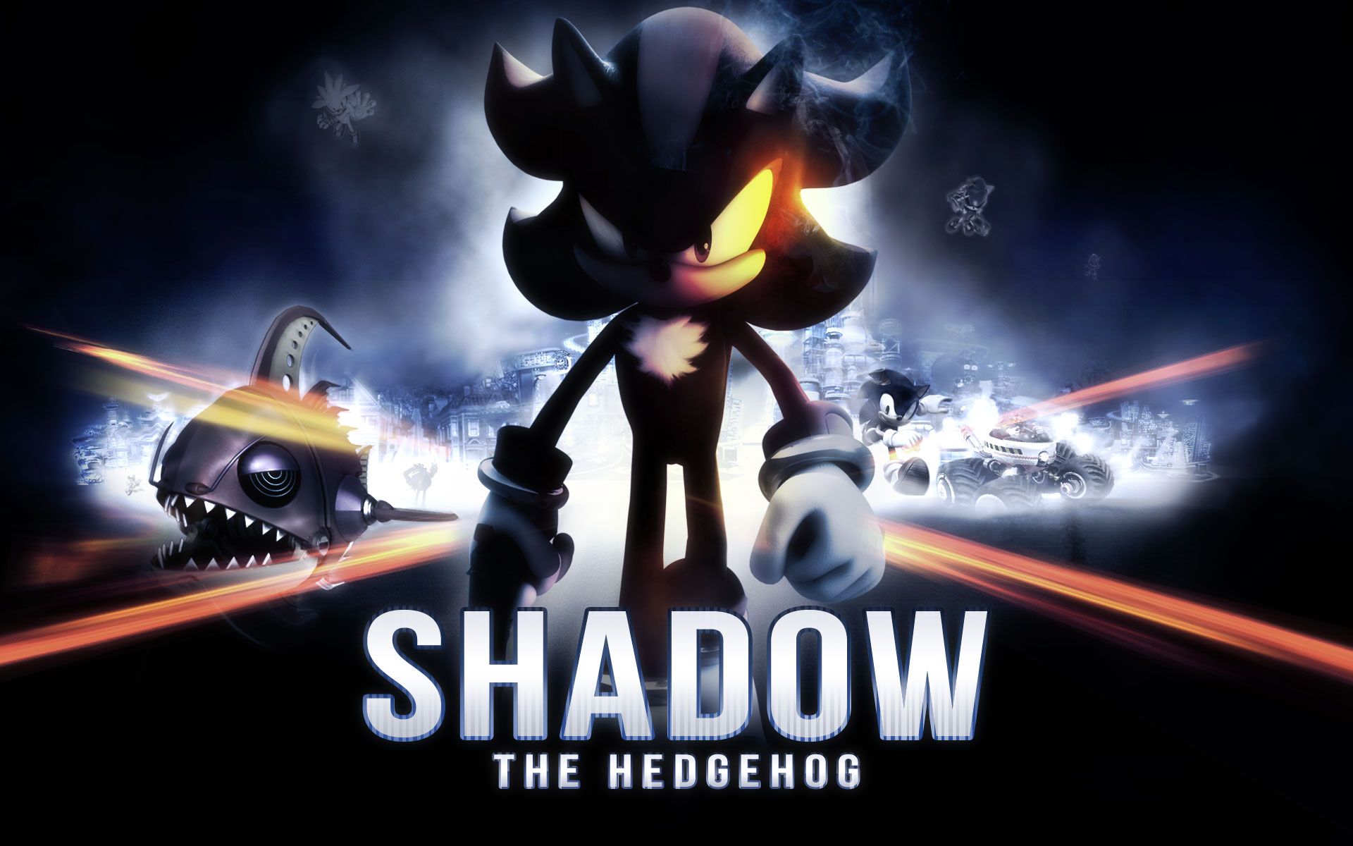 Shadow The Hedgehog Fireart Wallpapers