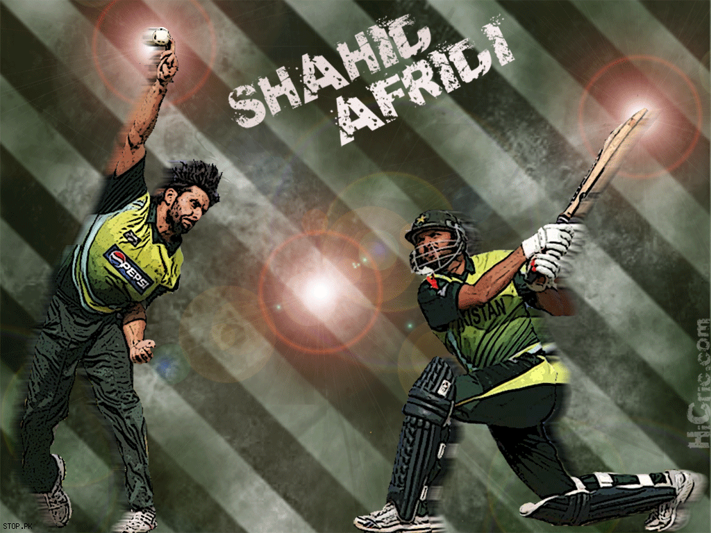 Shahid Afridi Pictures Wallpapers