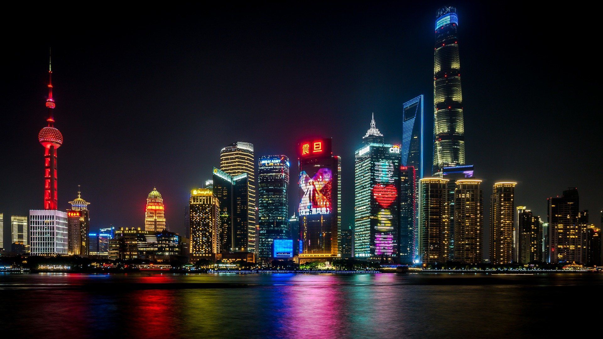 Shanghai Day And Night Wallpapers