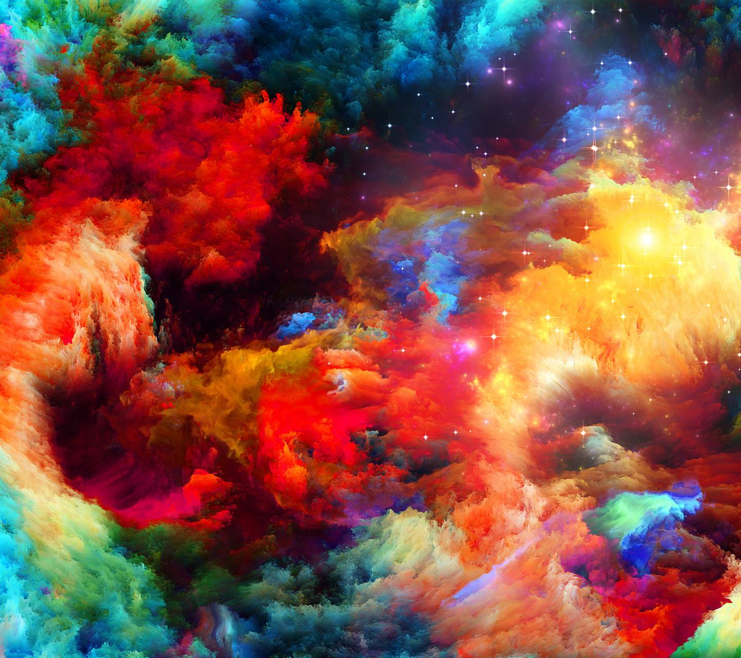 Sharp Color Explosion Wallpapers