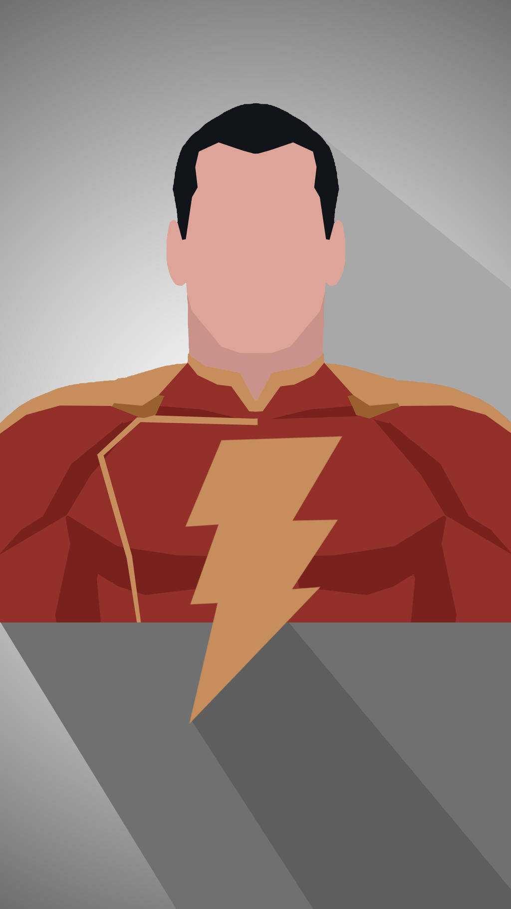 Shazam Minimal Artwork Wallpapers