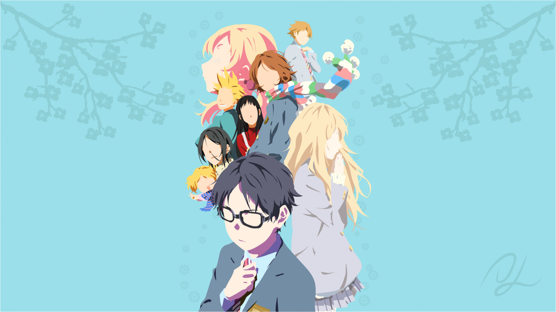 Shigatsu Wa Kimi No Uso 1080P Wallpapers