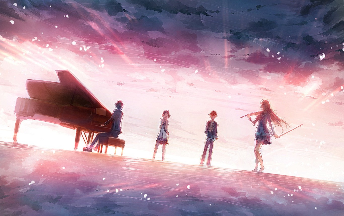 Shigatsu Wa Kimi No Uso 1080P Wallpapers