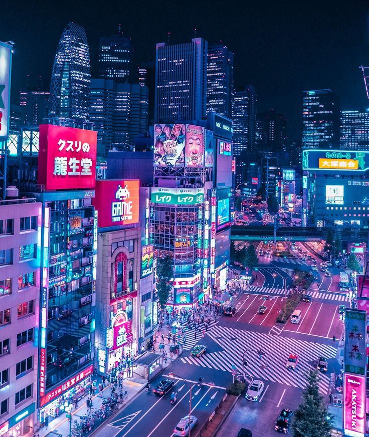 Shinjuku At Night Wallpapers