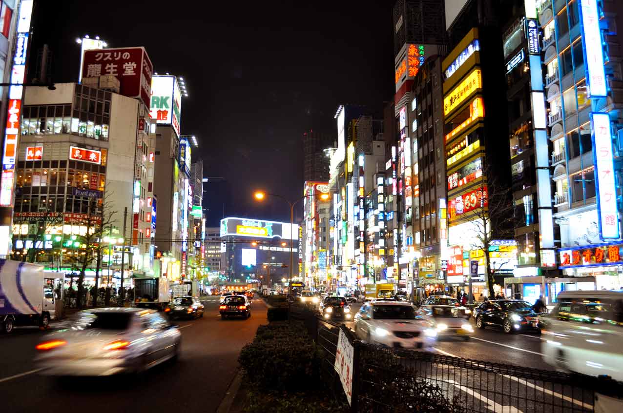 Shinjuku At Night Wallpapers