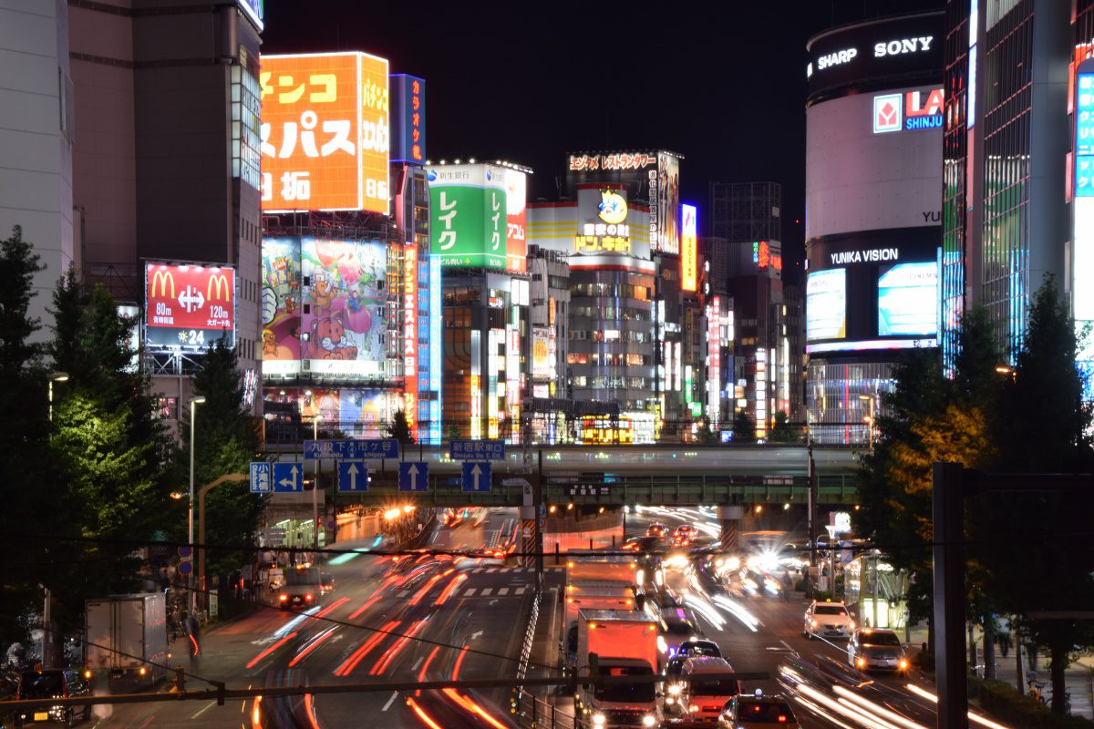 Shinjuku At Night Wallpapers