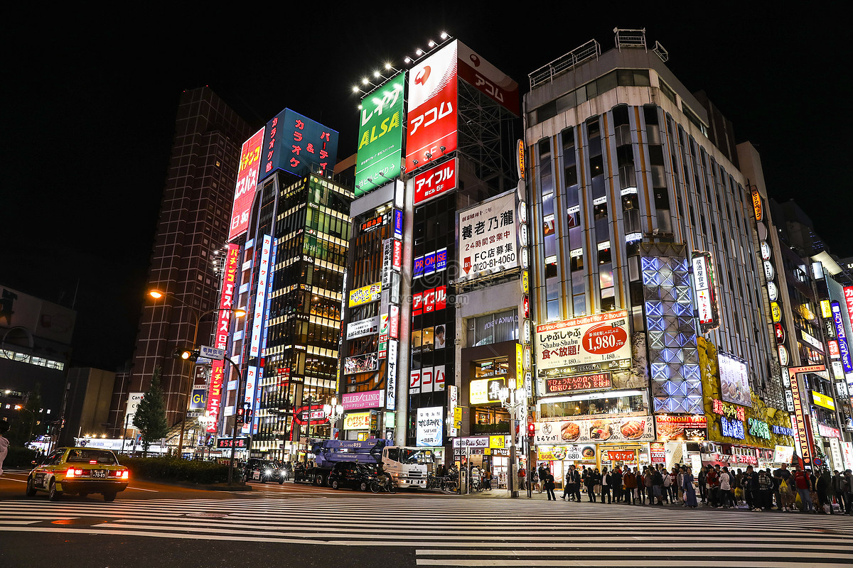 Shinjuku At Night Wallpapers