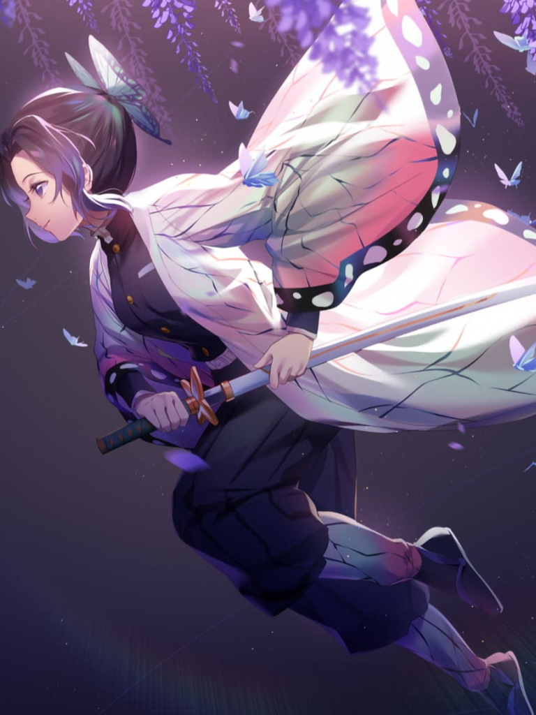 Shinobu Kochou Kimetsu No Yaiba Wallpapers